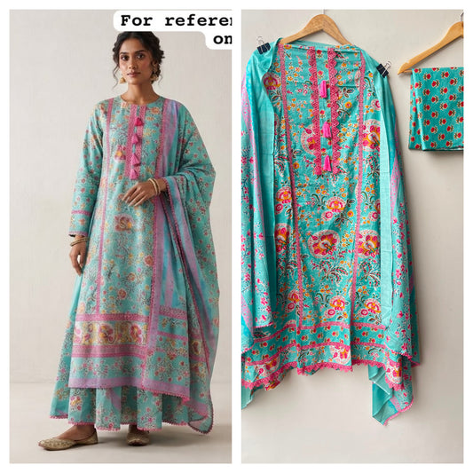 Cotton printed unstitched ladies suit Rc19129 (a)