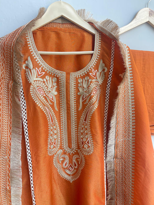 Shimmer silk unstitched ladies suit Rc17901 (a)