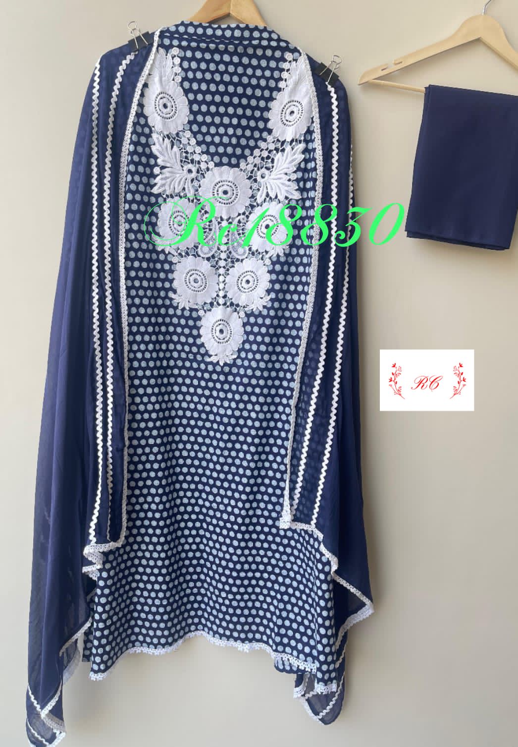Cotton printed unstitched ladies suit Rc18830