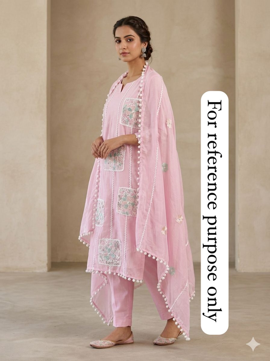 Mul chanderi unstitched ladies suit Rc18928 (a)