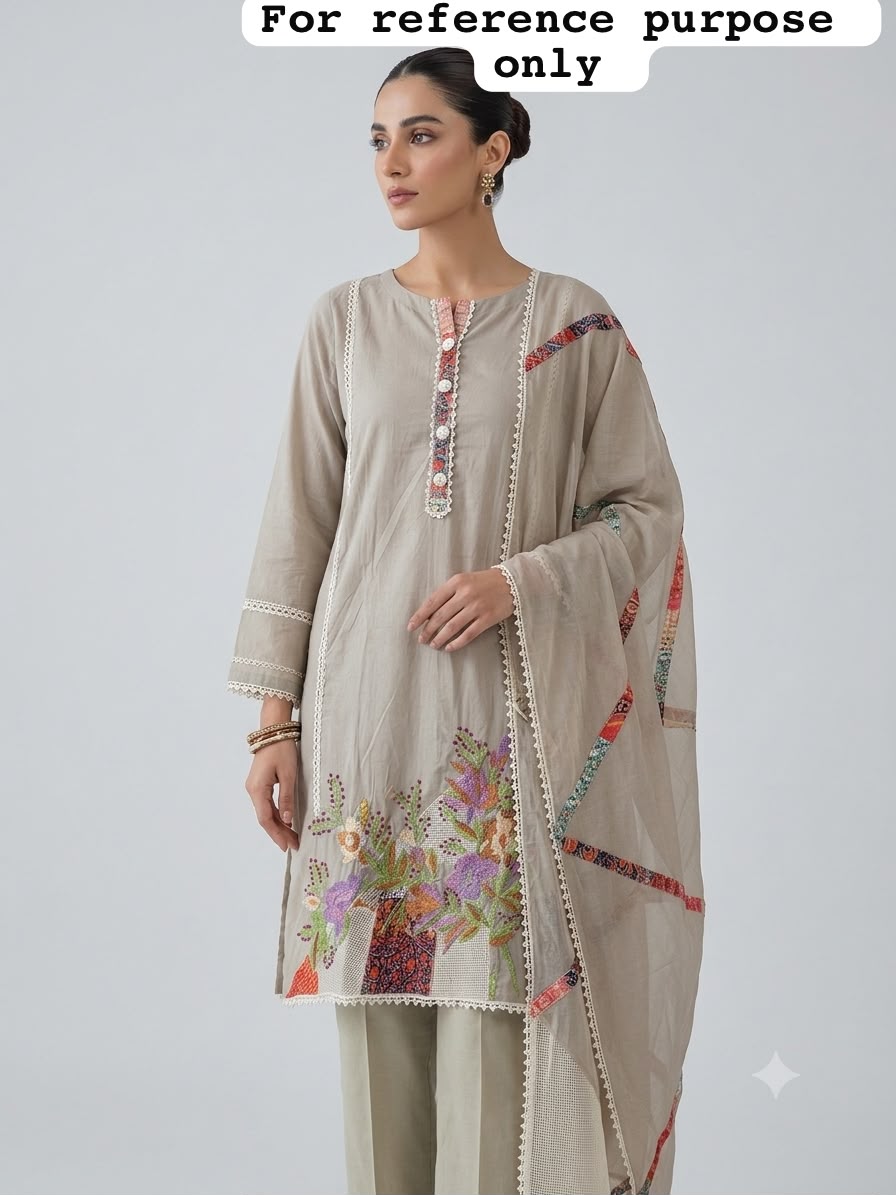 Mul cotton fabric unstitched ladies suit Rc19037