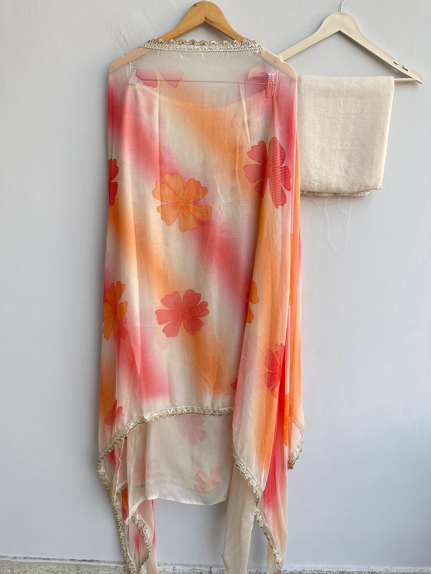 Burberry jute linen ladies unstitched suit Rc18463