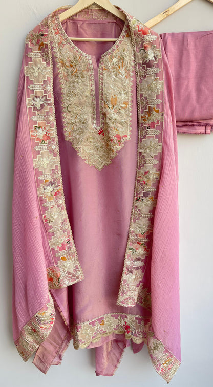 Shimmer silk unstitched ladies suit Rc17908 (b)