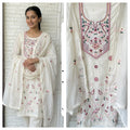 Mul Chanderi Unstitched Ladies Suit RC-18828