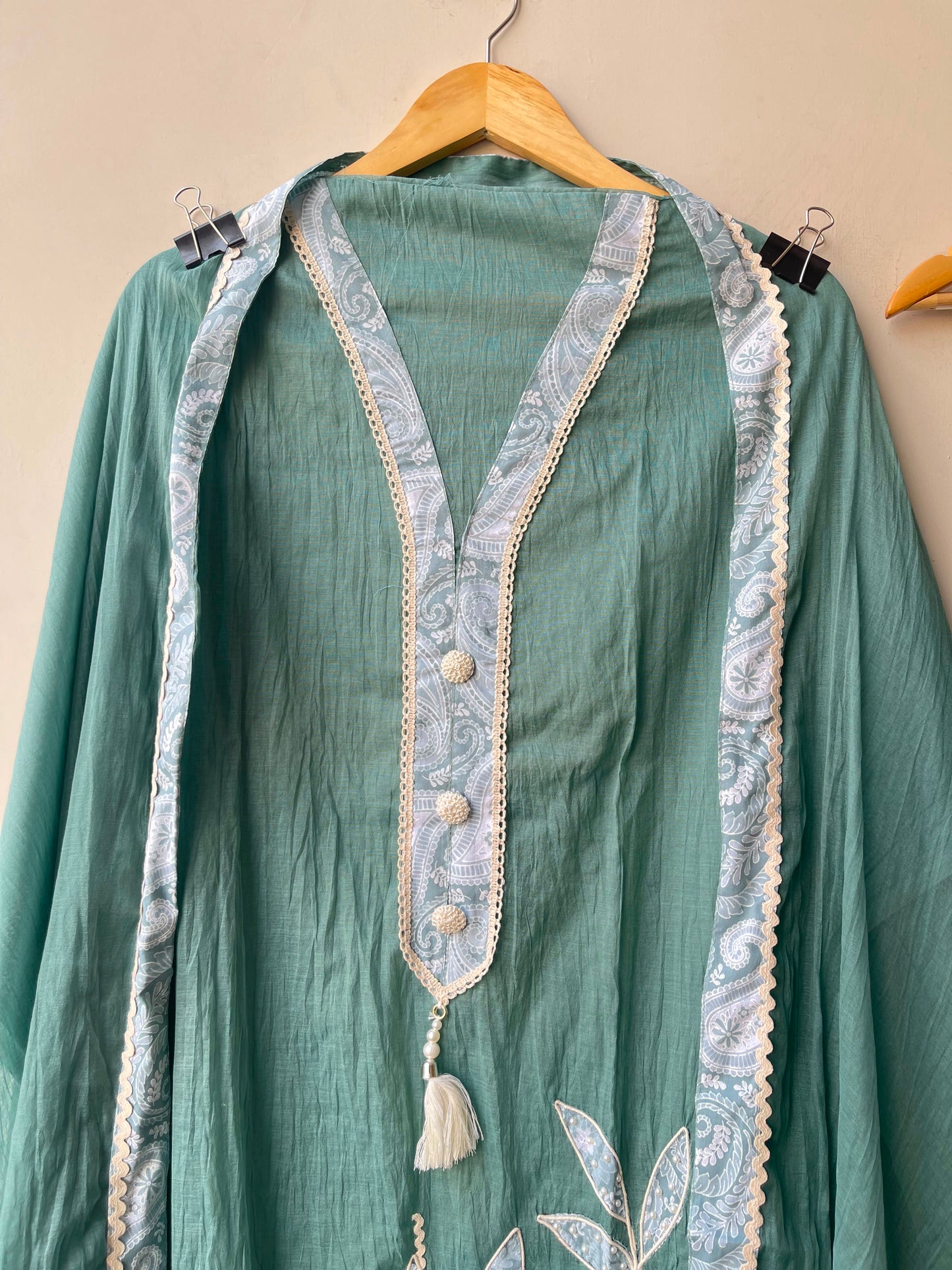 Mul cotton fabric unstitched ladies suit Rc19102