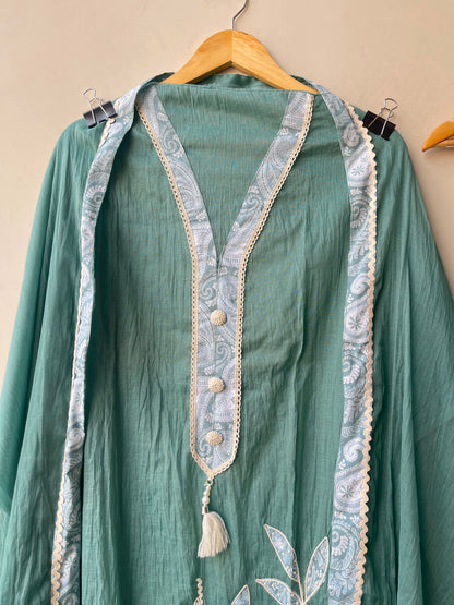 Mul cotton fabric unstitched ladies suit Rc19102