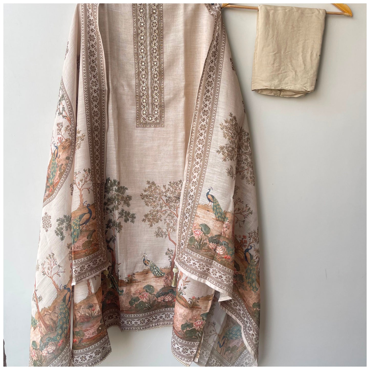 Shimmer linen printed ladies unstitched suit Rc18951