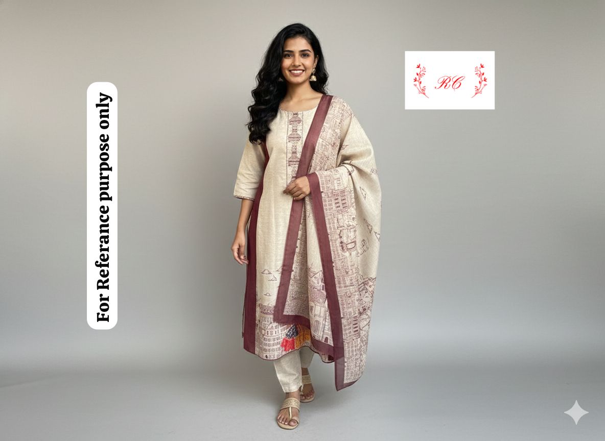 Mul Chanderi Unstitched Ladies Suit RC-18077 – view 7
