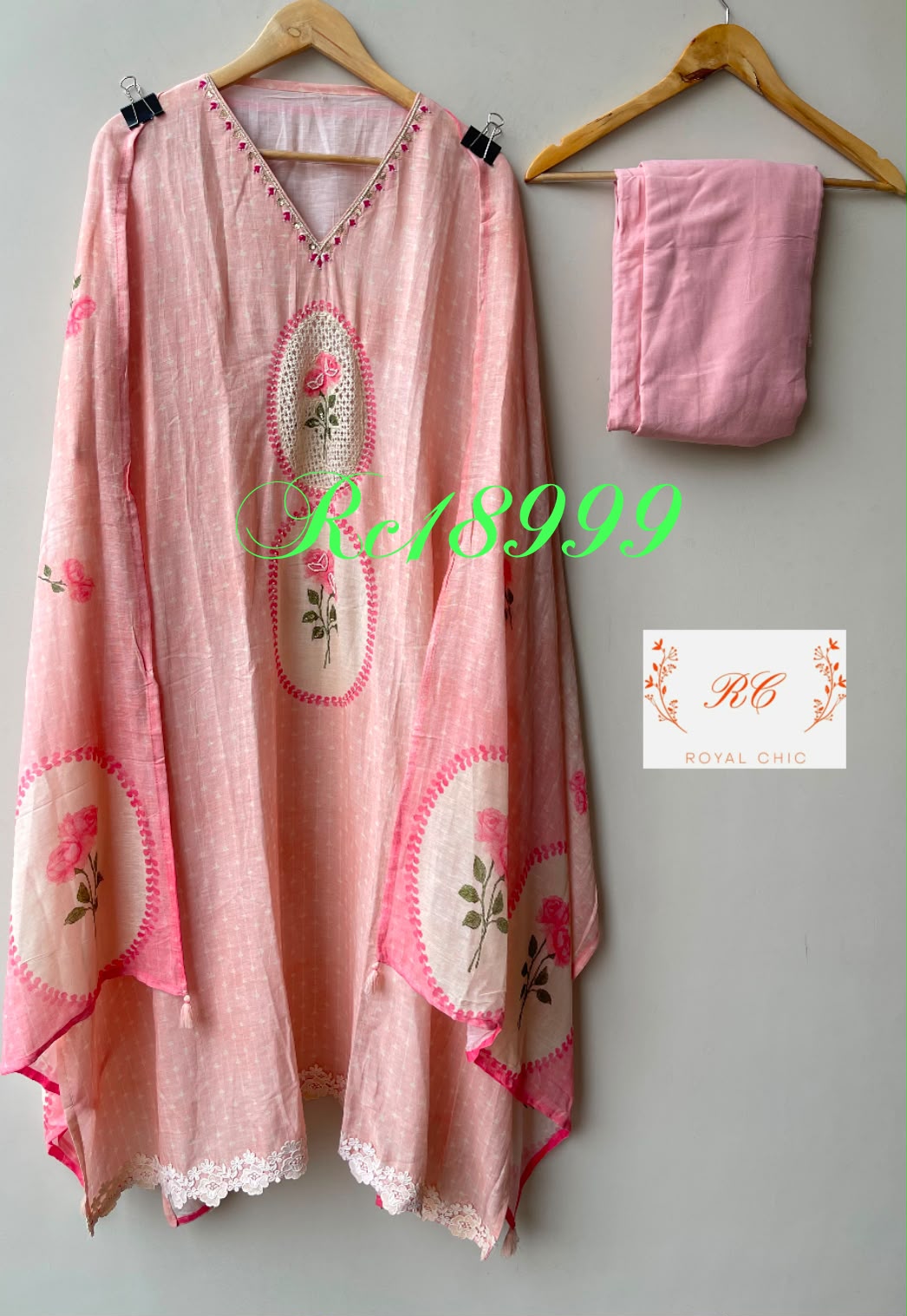 Self linen printed unstitched ladies suit Rc18999