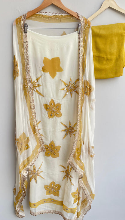 Organza printed unstitched ladies suit Rc17929 (a)