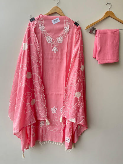 Mul Chanderi Unstitched Ladies Suit RC18857 – view 4