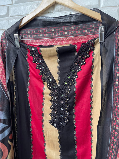 Cotton unstitched ladies suit Rc17376 (b)