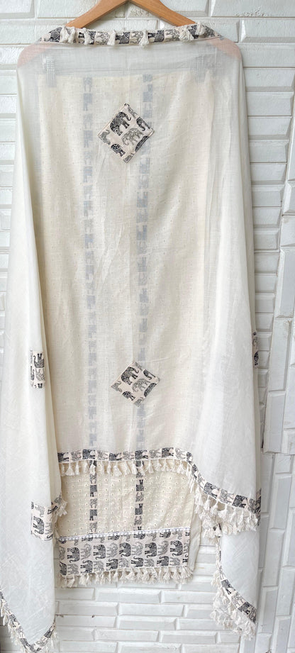 Cotton unstitched ladies suit Rc17310