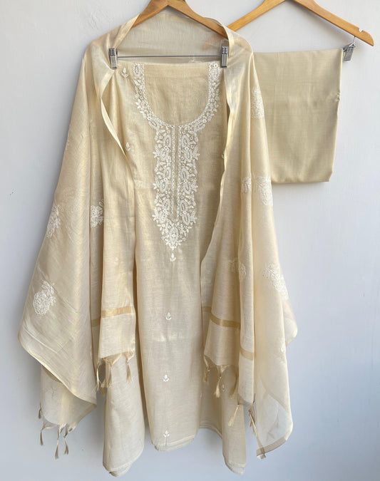 Shimmer kora soft fabric unstitched ladies suit Rc18809