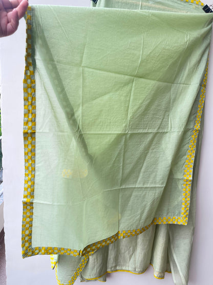 Pure mul chanderi unstitched ladies suit Rc19083