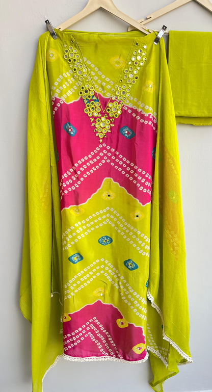 Glass organza unstitched ladies suit Rc17910