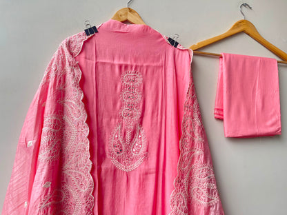 Mul chanderi unstitched ladies suit Rc19233 (b)