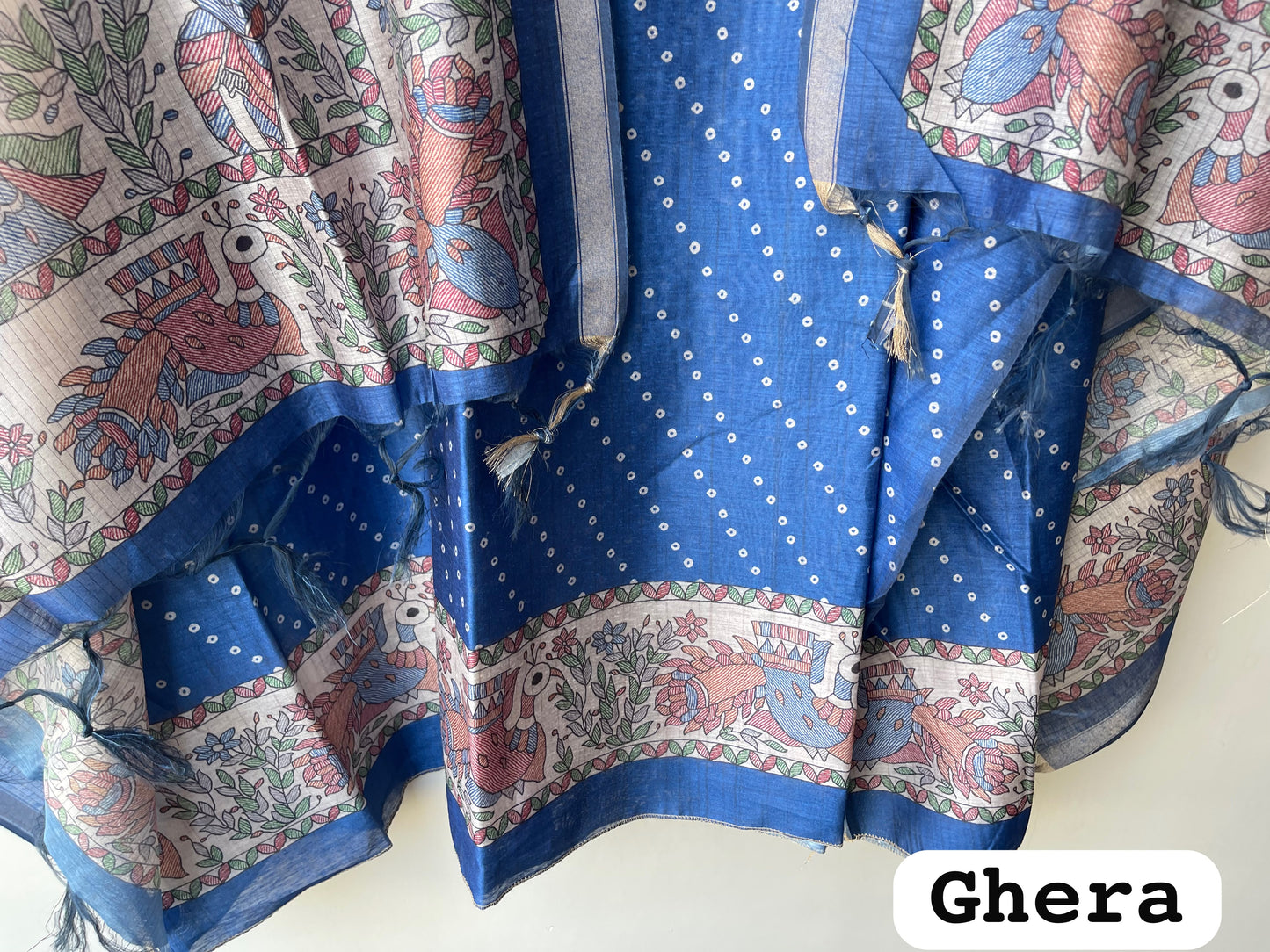 Mul chanderi maheshwari printed ladies unstitched suit Rc19251