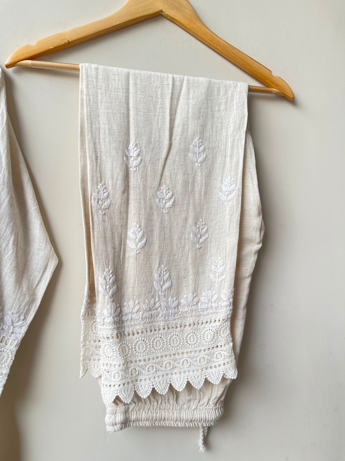 Soft khadi linen stitched ladies coord set Rc19088