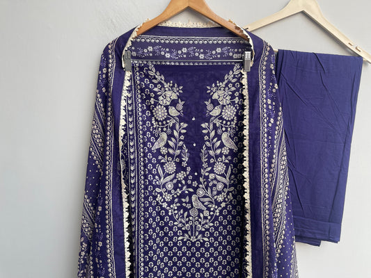 Cotton printed unstitched ladies suit Rc18478 (a)