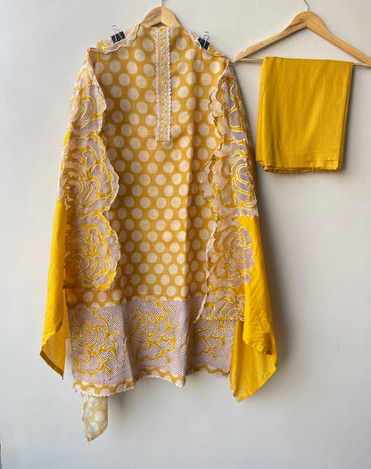 Shimmer linen printed ladies unstitched suit Rc19111