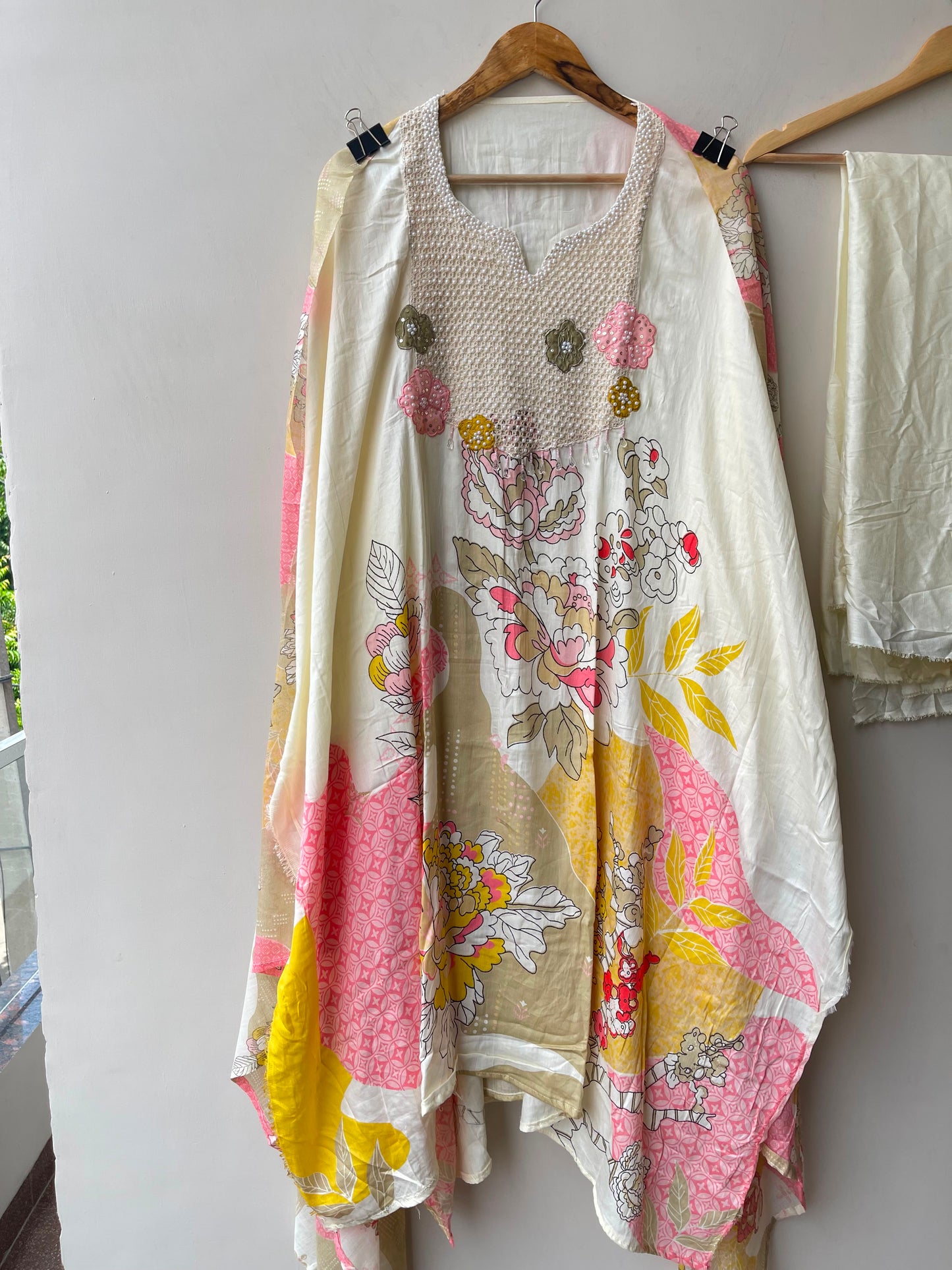 Soft cotton printed ladies unstitched suit Rc19160