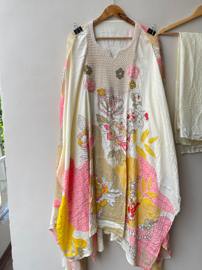 Soft cotton printed ladies unstitched suit Rc19160