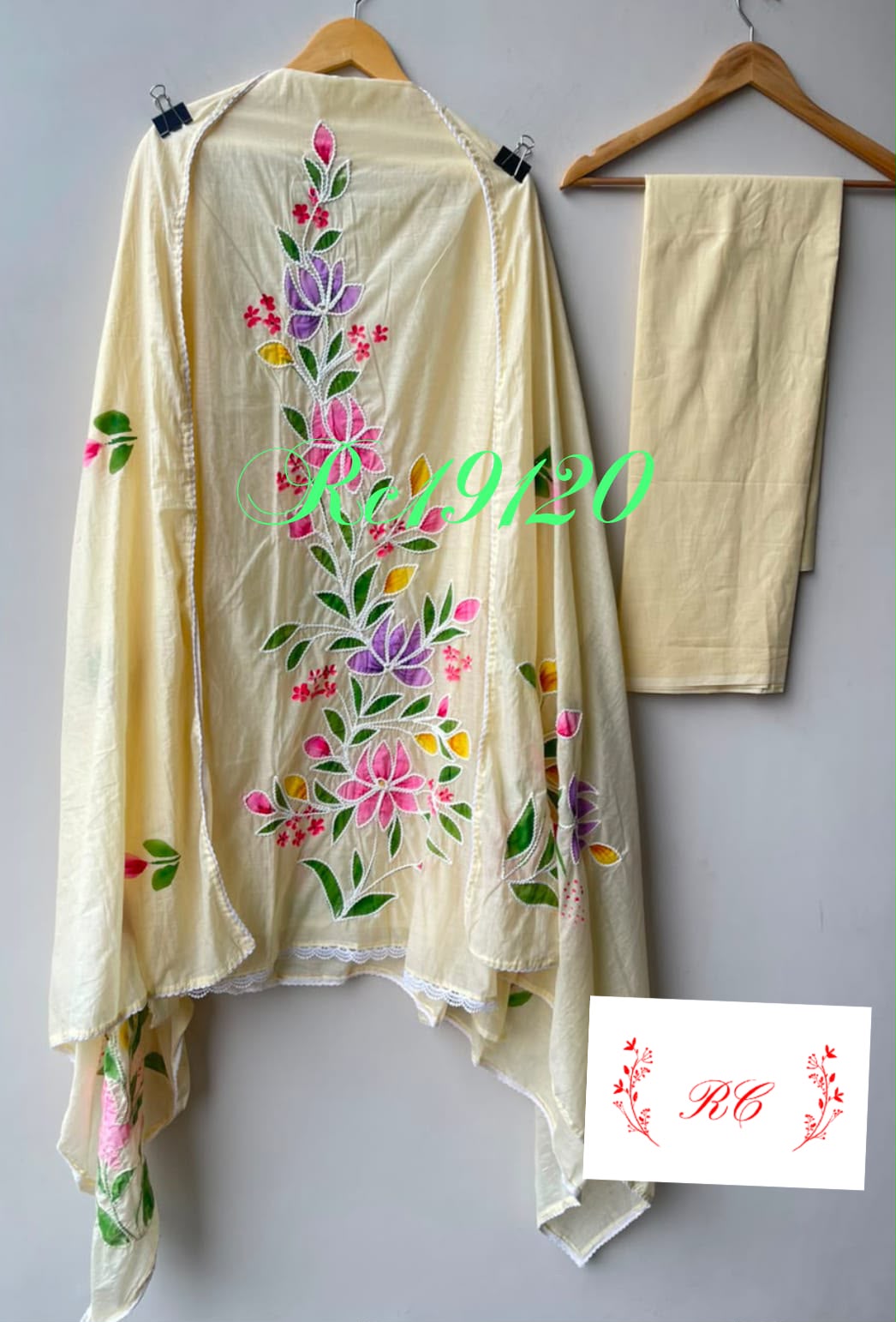 Mul chanderi unstitched ladies suit Rc19120