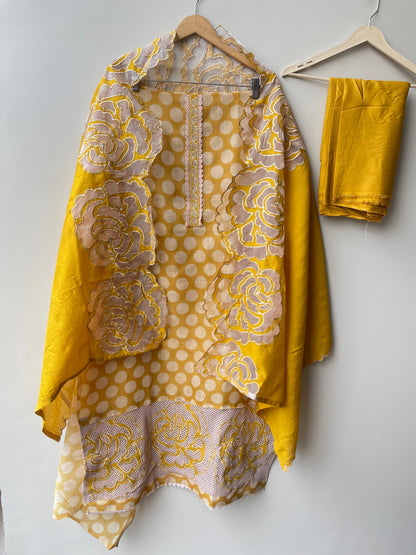 Soft Linen Printed Unstitched Ladies Suit RC-18674 (d) – view 4