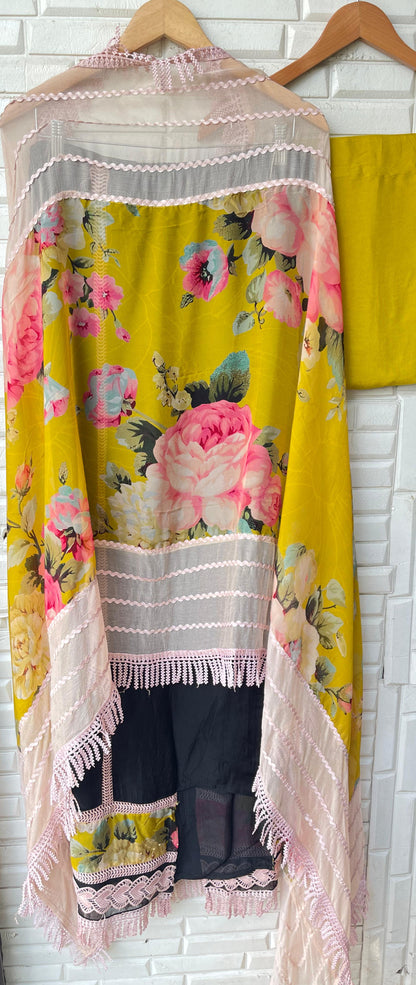 Organza unstitched ladies suit Rc17852 (b)