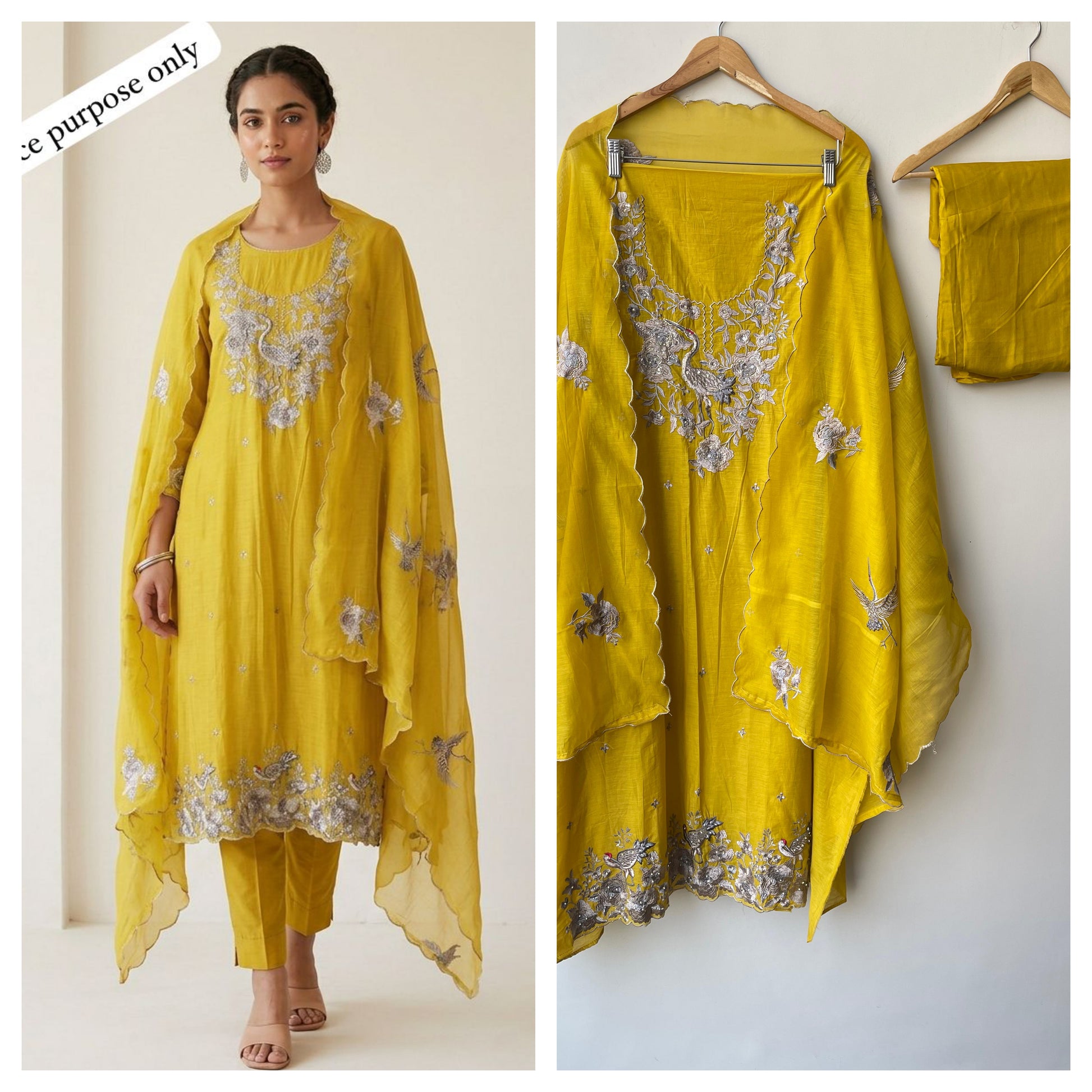 Mul Chanderi Unstitched Ladies Suit RC-18776 (a)