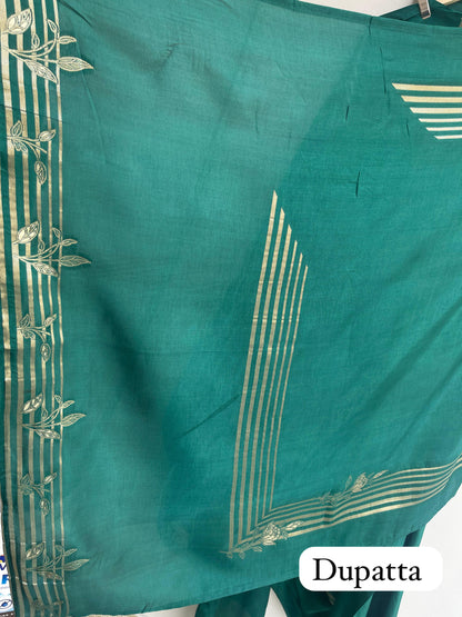 Banarasi tassar silk unstitched ladies suit Rc17905 (a)