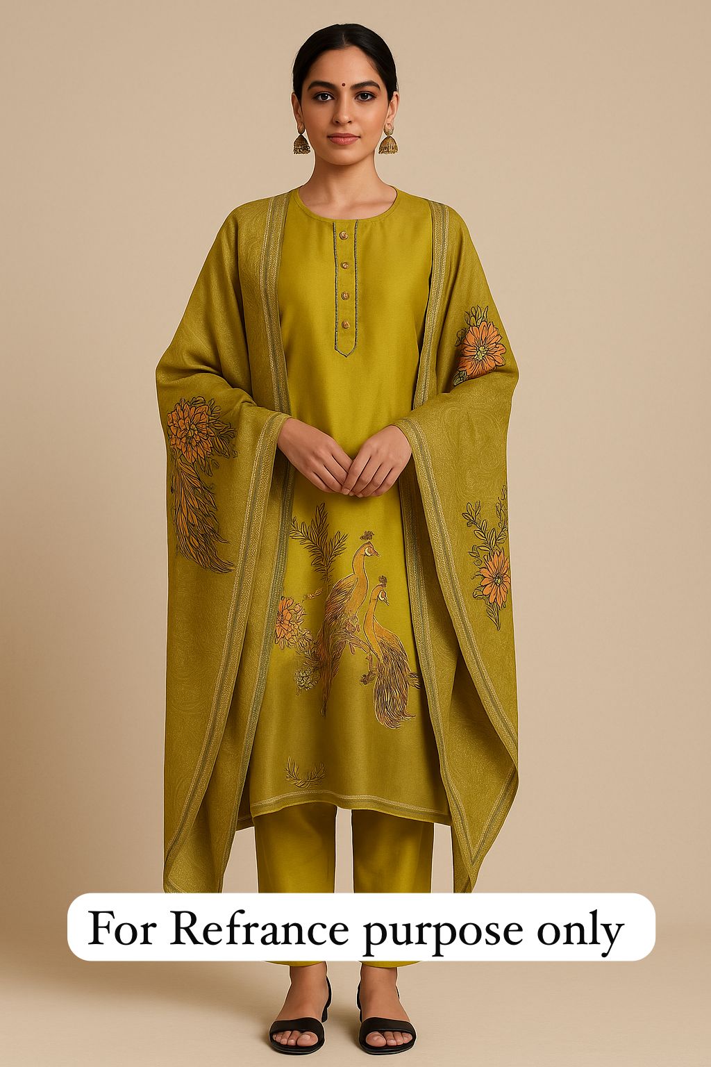 Shimmer silk unstitched ladies suit Rc17775 (b)